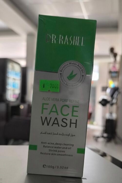 Dr. Rashel Aloe Vera Face Wash – Hydrating & Soothing Cleanser for Sensitive & Acne-Prone Skin
