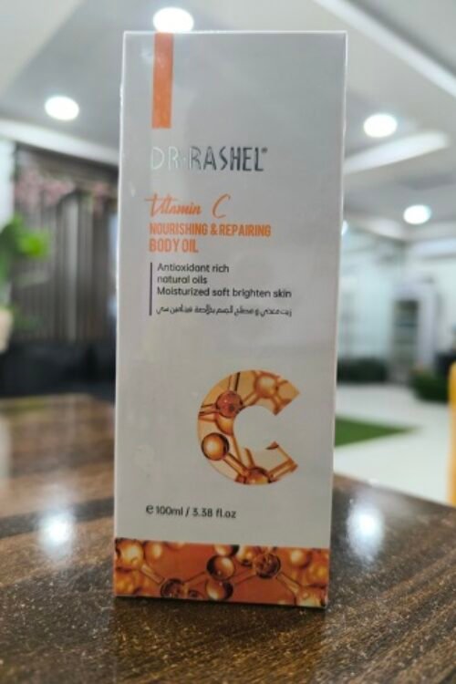 Dr. Rashel Vitamin C Brightening Body Oil – Even Skin Tone, Deep Hydration & Radiance Booster